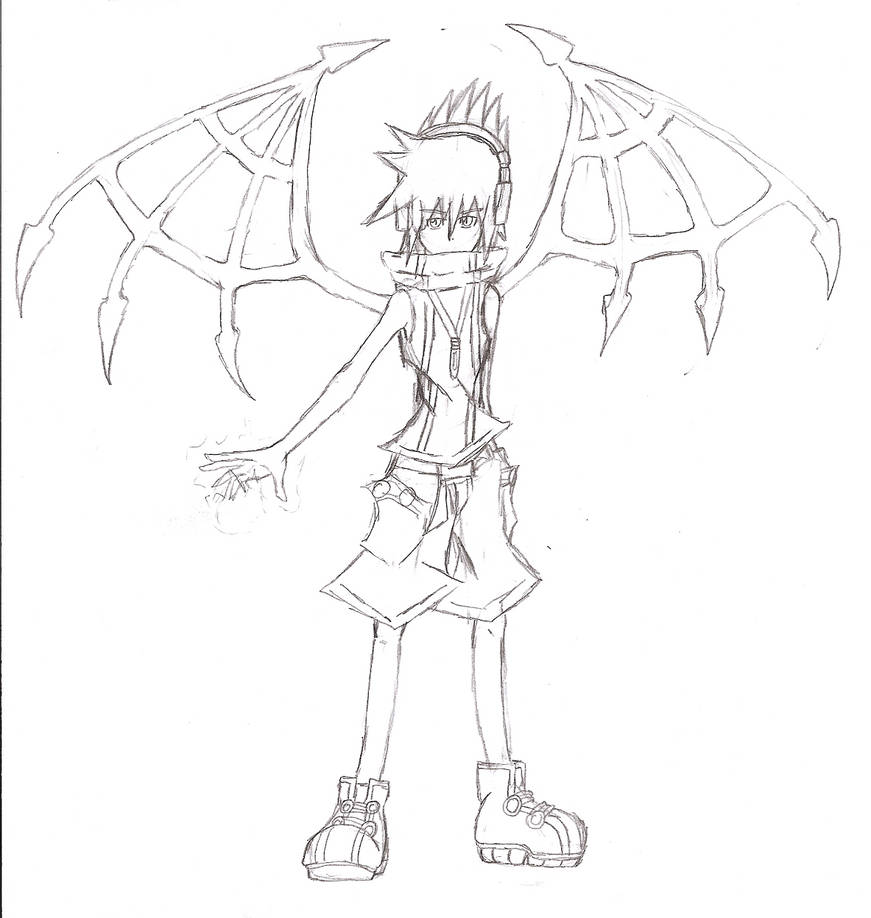 Reaper Neku concept by Soukantsuki on DeviantArt