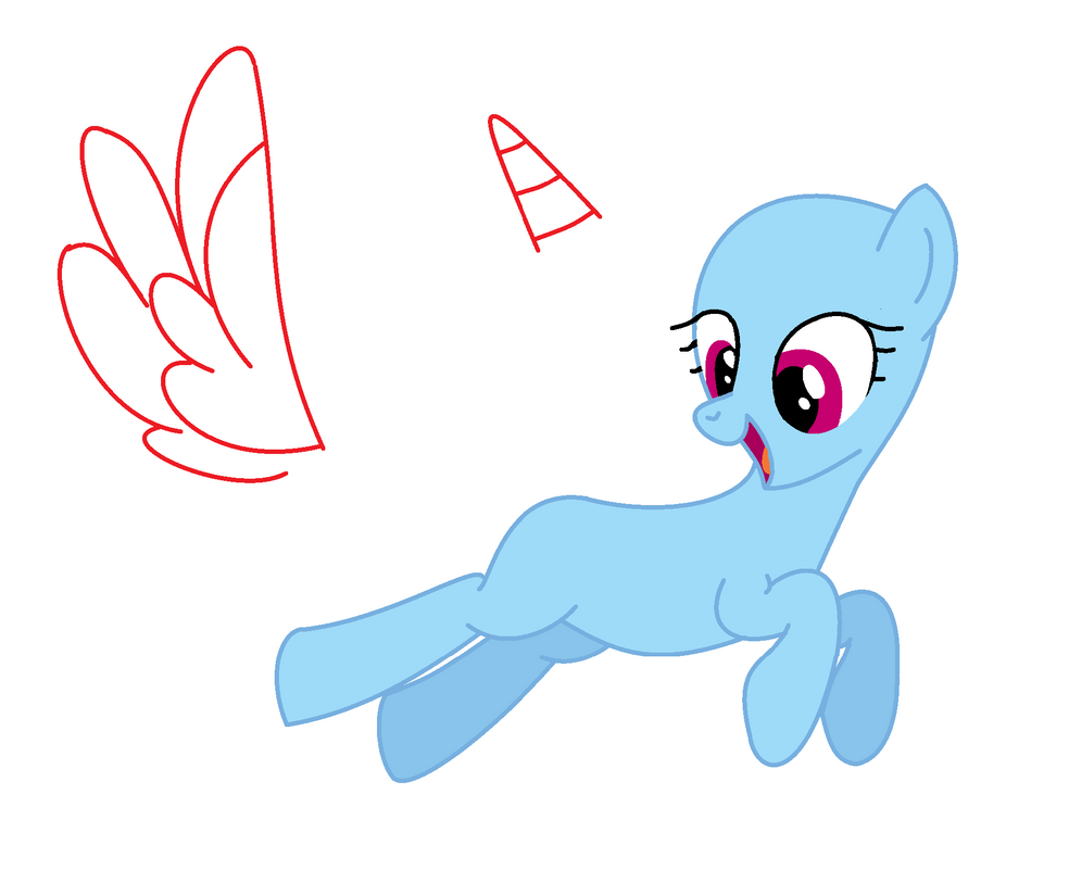 Mlp Filly Ms Paint Base By Thepuppet101 On Deviantart.