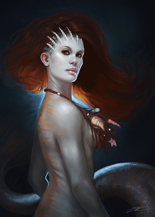 The Red Head Mermaid