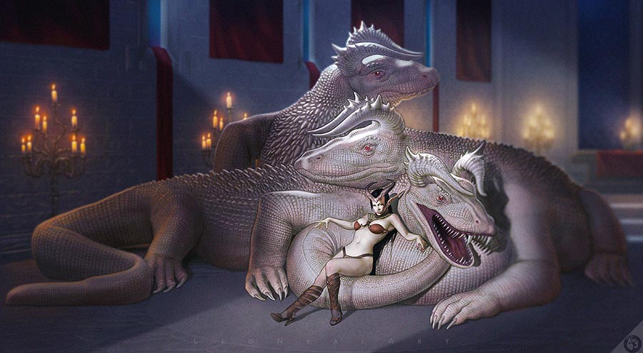 Lady Drakon by LeoNealArt