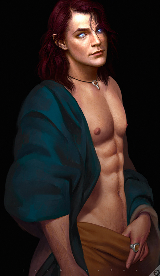 Ezra Shirtless Pinup