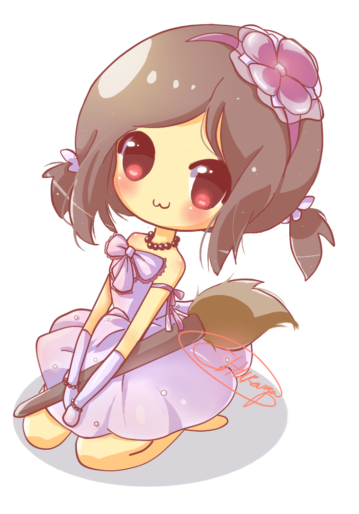 Art chibi girl