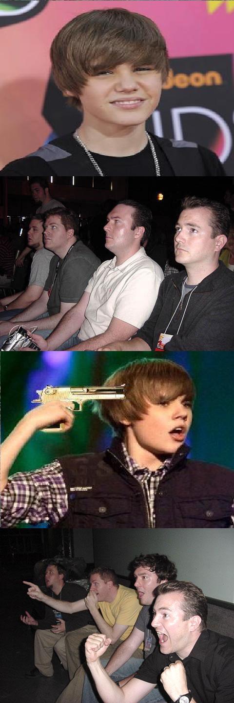 reaction guys kill justin