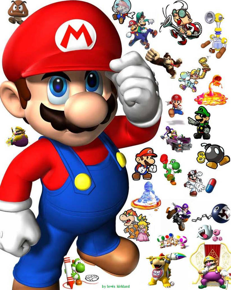 Mario And Friend Collages by dougal100 on DeviantArt