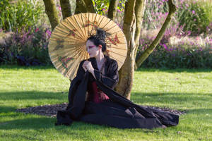 Stock - Dark Geisha .. tree .. gothic sidewiew
