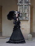 Stock - Black and gold Vampire Queen Faun Demon 35 by S-T-A-R-gazer