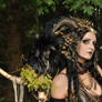 Stock - Faun Shaman Portrait Fantasy Female 10