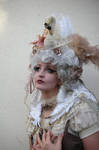 Stock - Baroque Swan Lady portrait 4