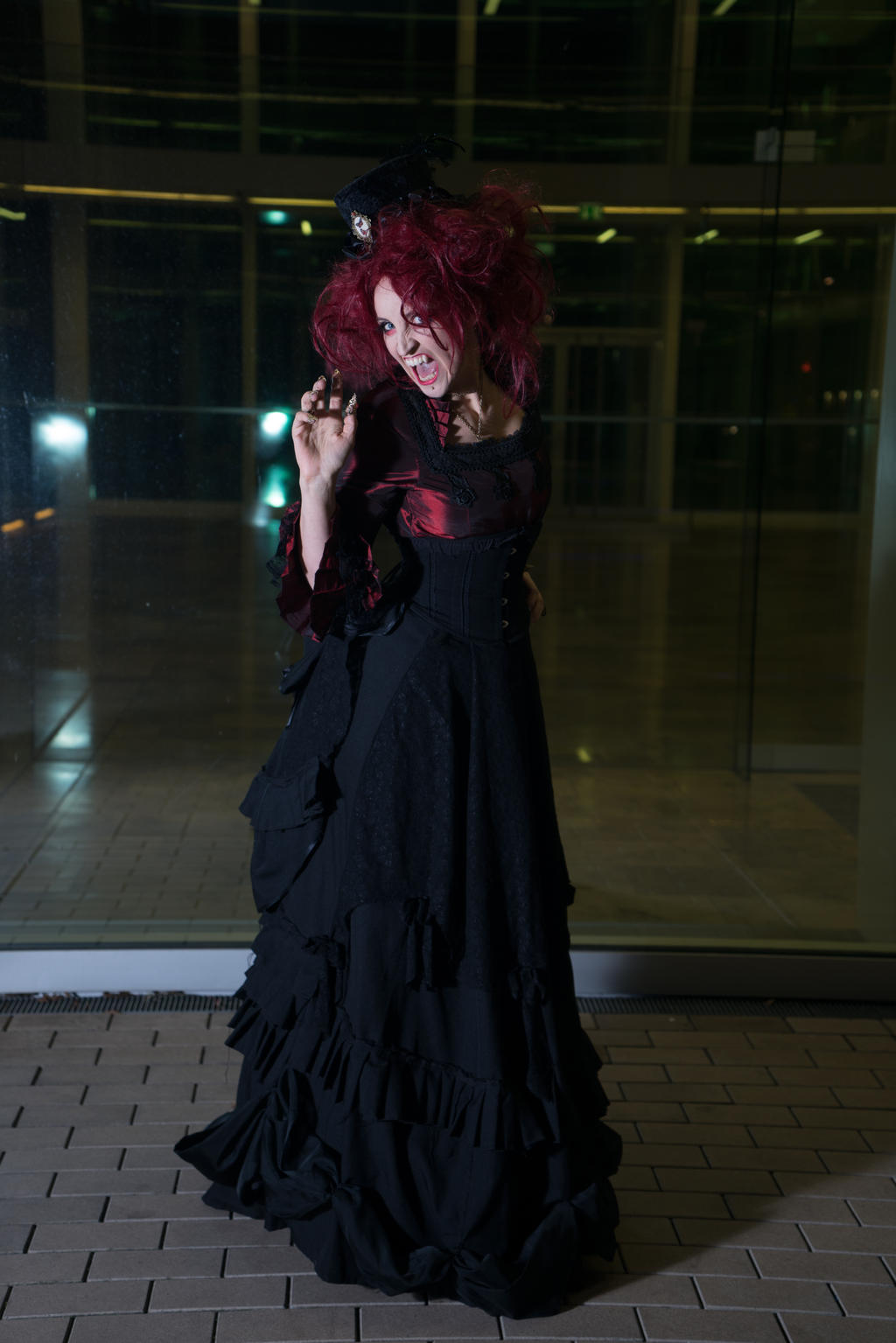 Stock - Vampire Lady red hair 3