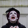 Stock - Vampire blood woman gothic baroque