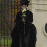 Stock - Gothic lady with roses .. romantic