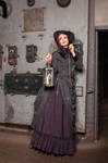Stock - Steampunk on the telephone 2