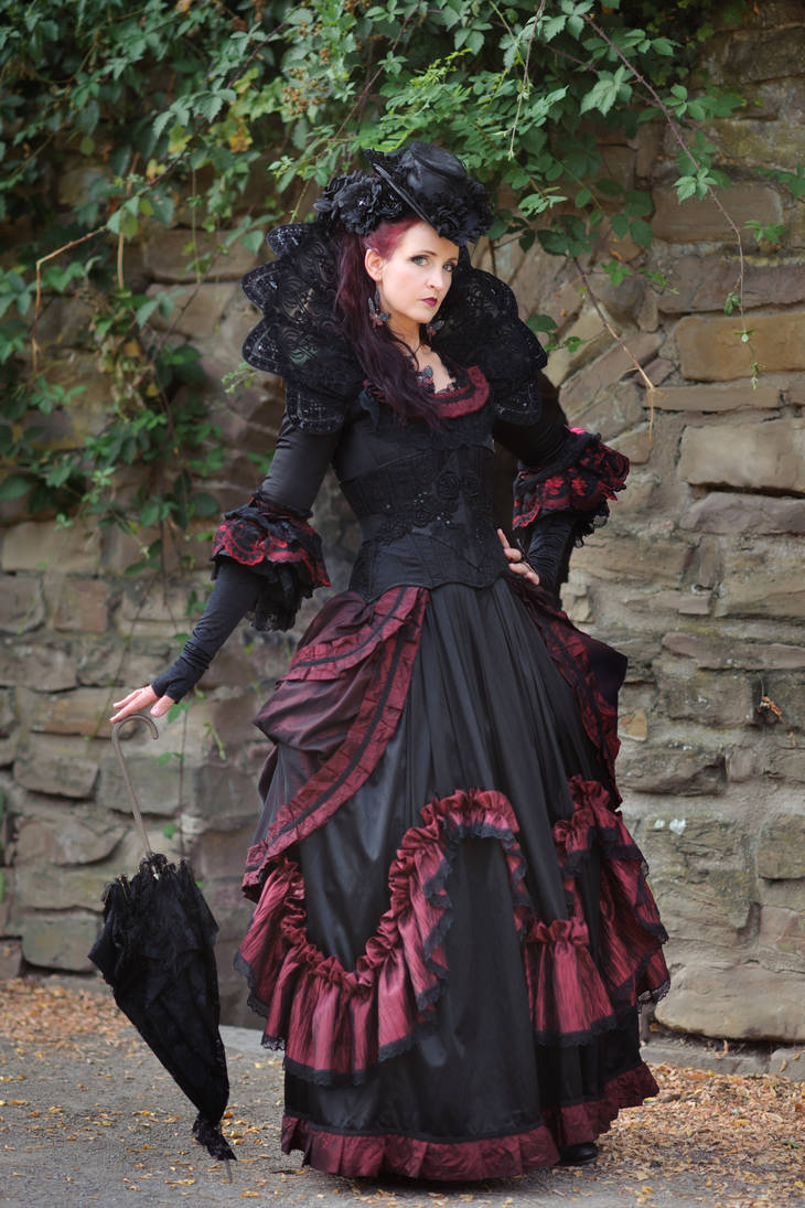 Stock - Baroque Lady with umbrella pose gothic 1 by S-T-A-R-gazer on ...