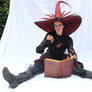 Stock - Witch sitting with a book  halloween 7