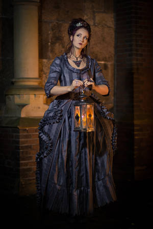 Stock - Baroque Lady with lantern full body 3 by S-T-A-R-gazer
