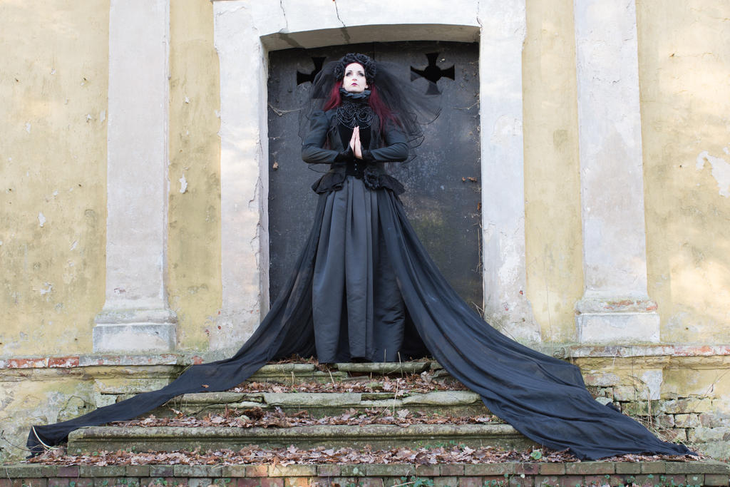 Gothic Ritual Lady Stock - Gothic lady crypt praying pose 1 by S-T-A-R-gazer on DeviantArt