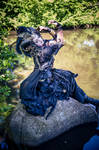 Stock - Faun on a rock fantasy dark voodoo dream by S-T-A-R-gazer
