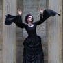 Stock - Victorian gohtic woman magic pose 2