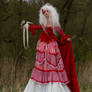 Stock - Strange puppet hole dress red  fantasy