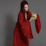 Stock - Melisandre red priestess skull magic pose