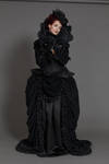Stock - Gothic baroque lady dreaming pose by S-T-A-R-gazer