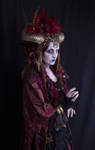 Stock- Halloween special Fire Demon portrait by S-T-A-R-gazer
