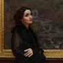 Stock - Gatsby 20s woman glamour dark portrait 5