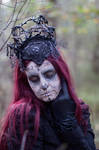 Stock - Sugarskull make look down sad by S-T-A-R-gazer