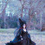 Stock - Raven queen front wind gothic fantasy dark