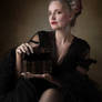 Stock - Boudoir woman casket box portrait 6