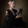 Stock - Boudoir woman casket box portrait 19