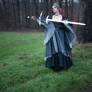 Stock - Goddess of death woman sword fantasy dark