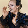 Stock - Lady Butterfly expressive pose