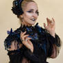 Stock - Lady Butterfly portrait pose smile