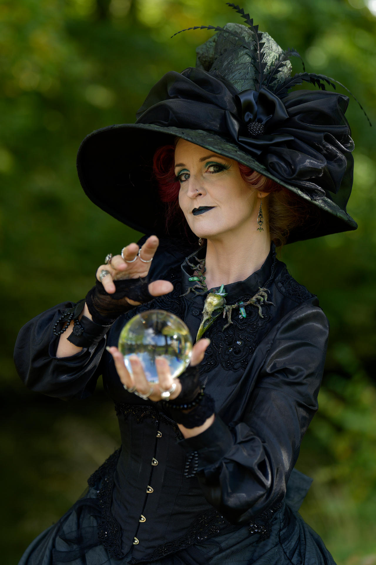 Stock - Witch doing magic is fun vintage gothic