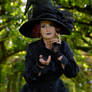 Stock - Witch presenting something pose gothic
