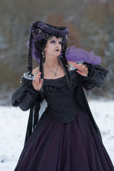 Stock - Medieval Gothic Lady portrait romantic