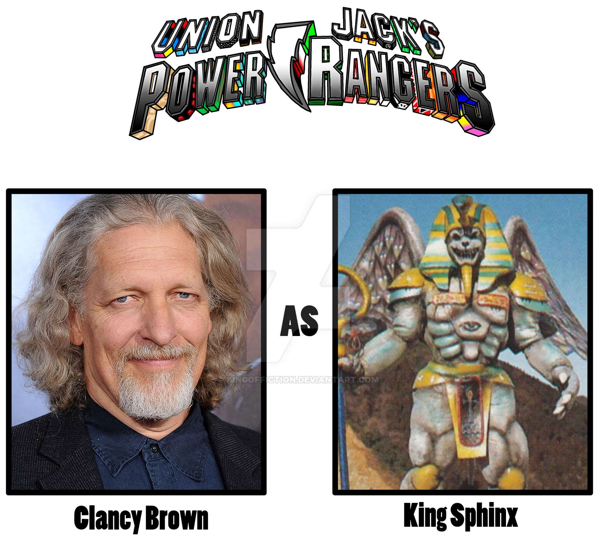 Union Jack's Power Rangers: King Sphinx Cast by KingOfFiction on DeviantArt