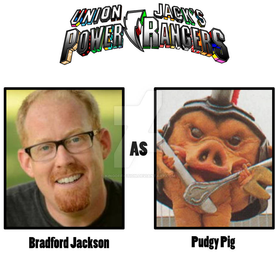 Power Rangers Vs Pig Union Jack's Power Rangers: Pudgy Pig Cast by KingOfFiction on DeviantArt