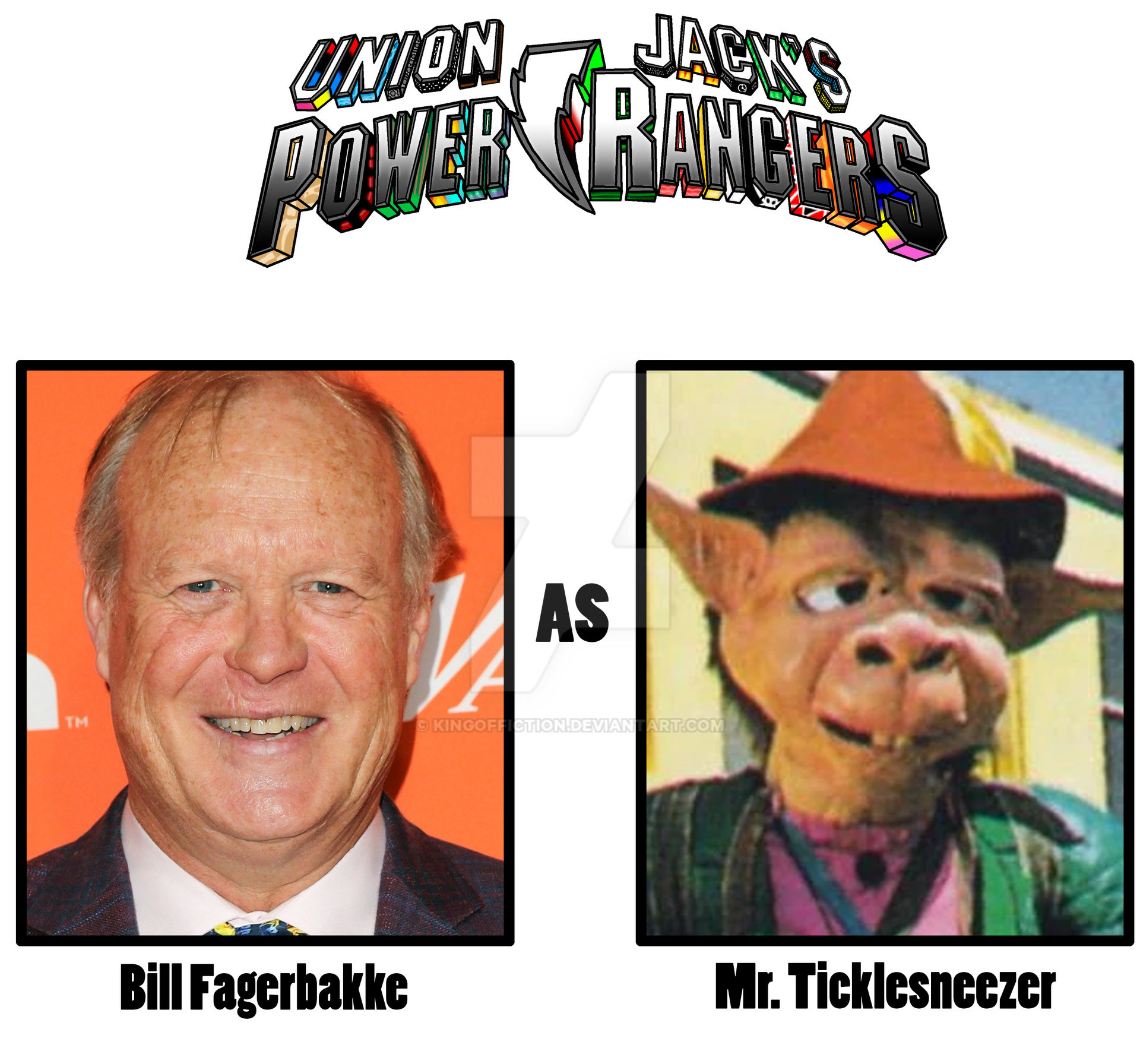 Union Jack's Power Rangers: Mr Ticklesneezer Cast by KingOfFiction on ...