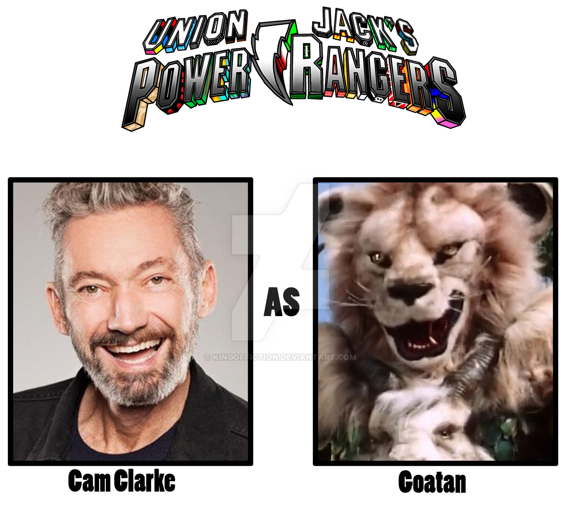 Union Jack's Power Rangers: Goatan Casting by KingOfFiction on DeviantArt