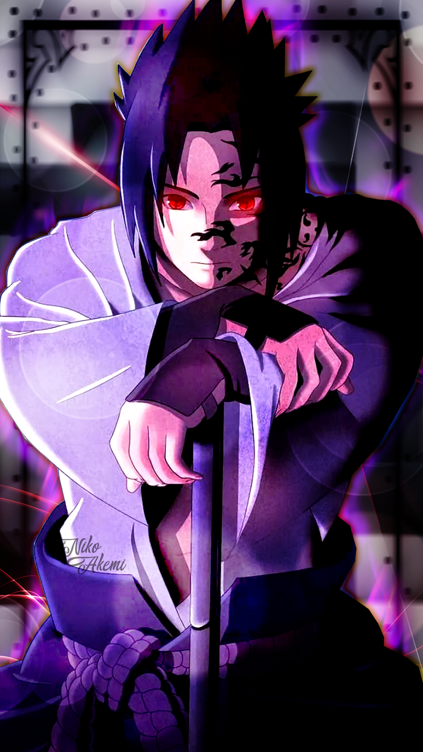 Uchiha Sasuke Naruto Shippuden Wallpaper Edit By Nikoakemi On Deviantart