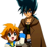 Metal Fight Beyblade - Kyoya Tategami and Yu Tendo