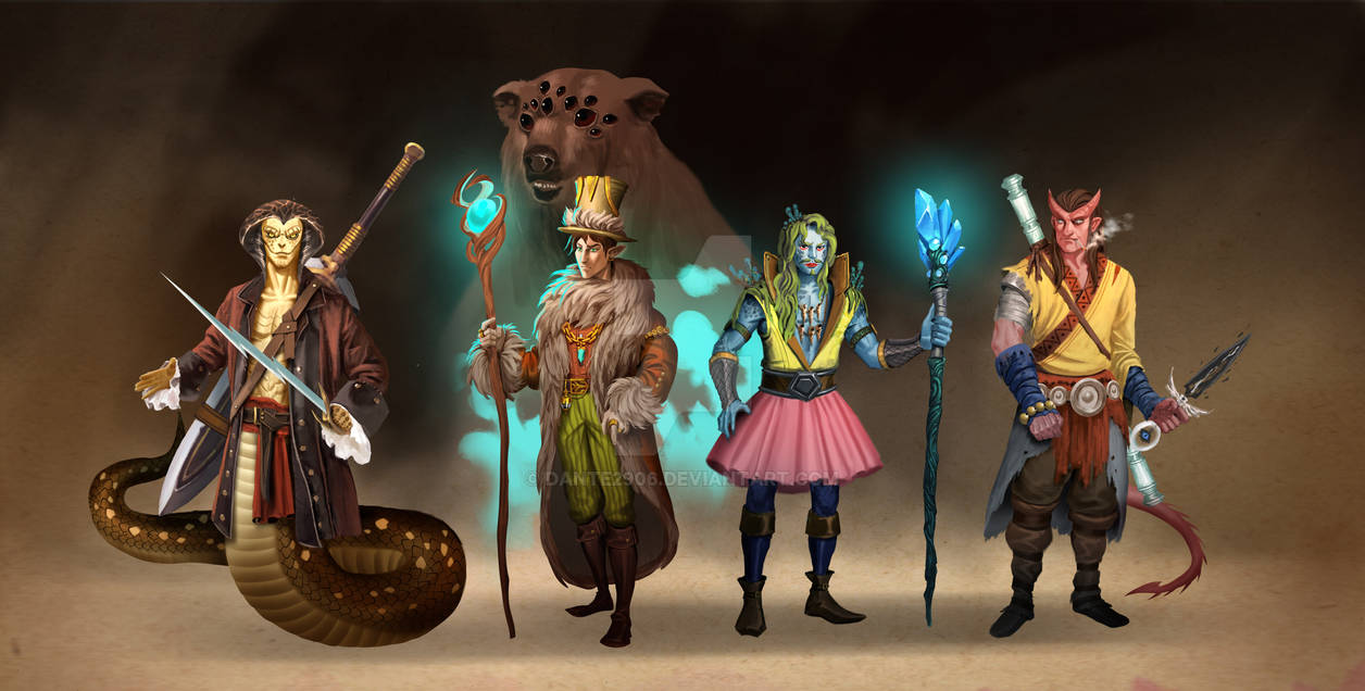 Dnd party commission by dante2906 on DeviantArt