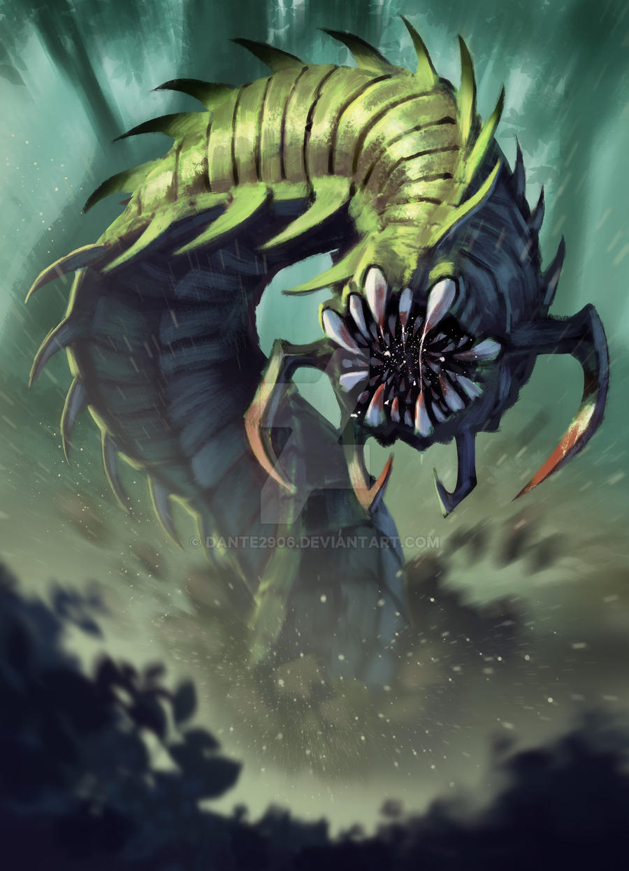 Giant worm by dante2906 on DeviantArt