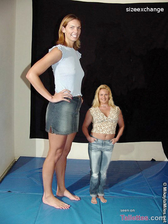 Tall lift woman