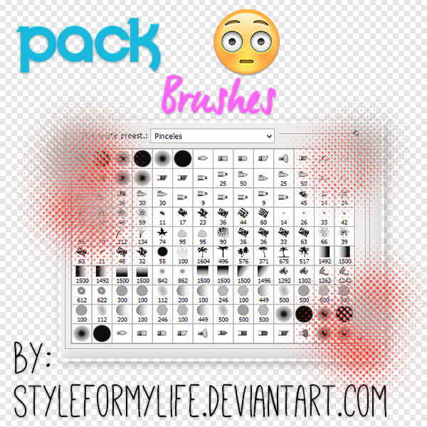 Pack Todos Mis Brushes || By: StyleForMyLife