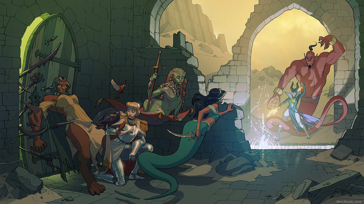 League of Queens by MattRhodesArt