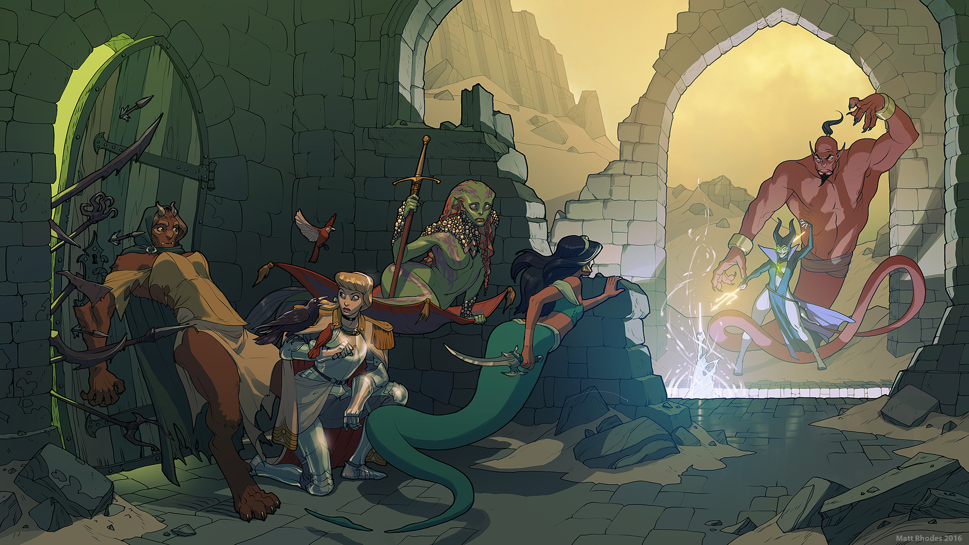 League of Queens by MattRhodesArt