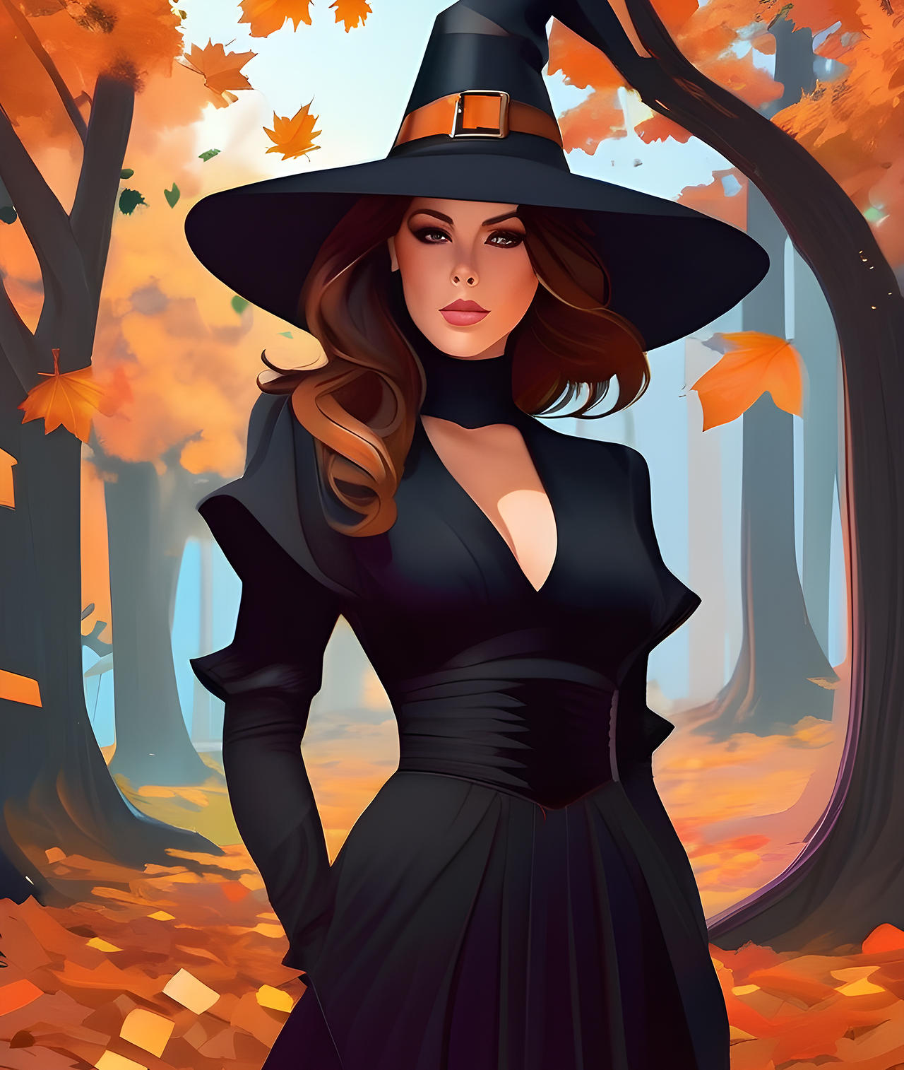 Fall Witch by isuneek on DeviantArt